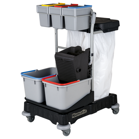 Numatic Reinigungswagen ProCar 4G Black | Packung (1 Stück)