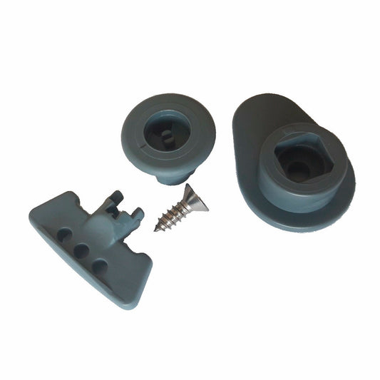 Auf weißem Hintergrund ist das DI Protect Ersatzschloss für Türen (1 Stück) von Diversey Deutschland GmbH & Co. OHG, das als Ersatzschloss für die Seitentür eines DI Protect Trolleys konzipiert ist und zuverlässigen Schutz gewährleistet.