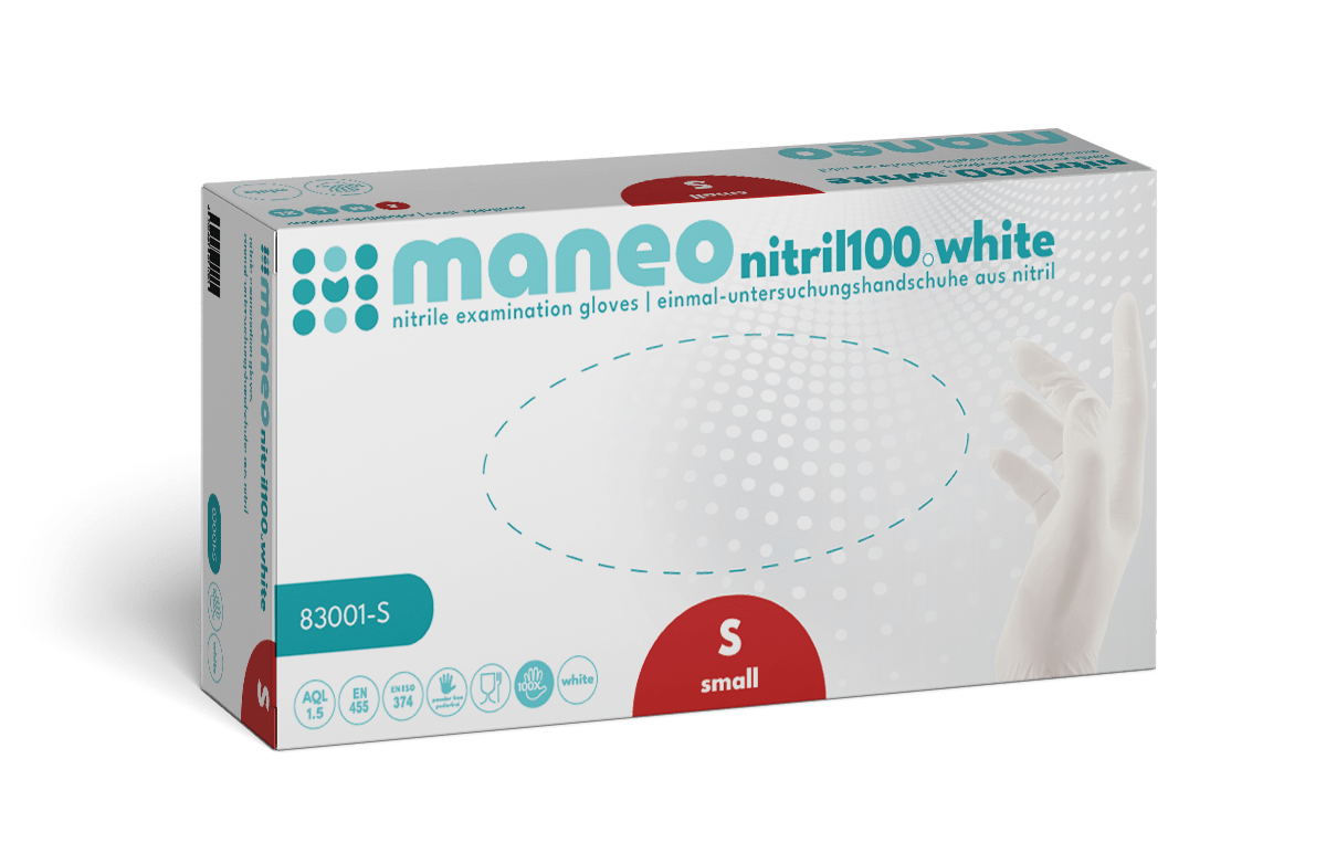 ARNOWA MANEO Nitril-Handschuhe, hygienisch und ARN-83001-S