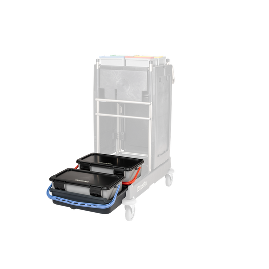 Numatic SRK 25 - 2 x Mopmatic Moppbox MK1 und Schale für MK1 schwarz inkl. Befestigungsschrau | Packung (1 Stück)