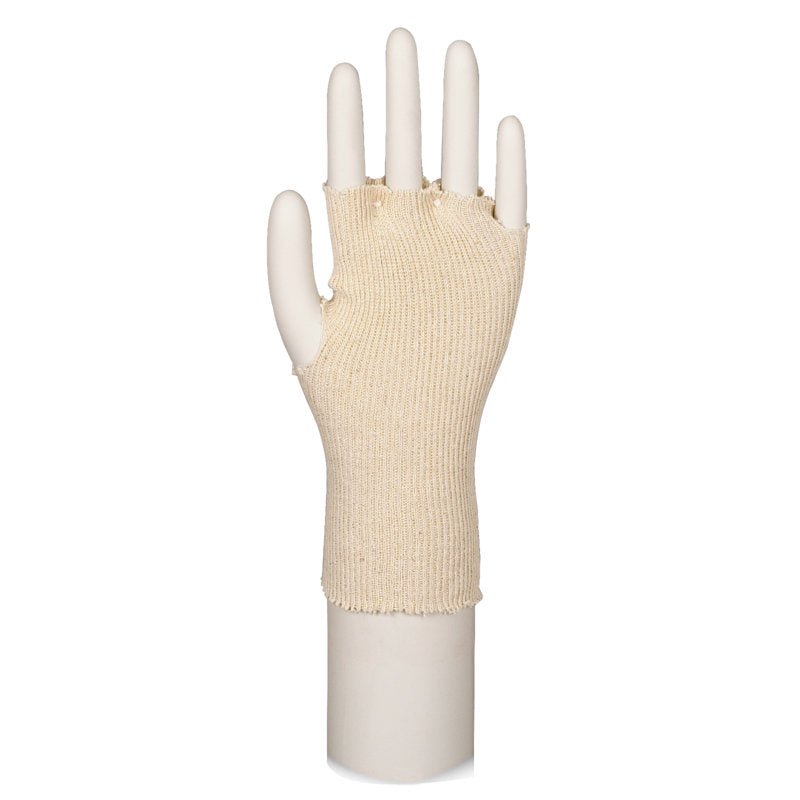 Baumwollhandschuhe ohne Finger, One-Size