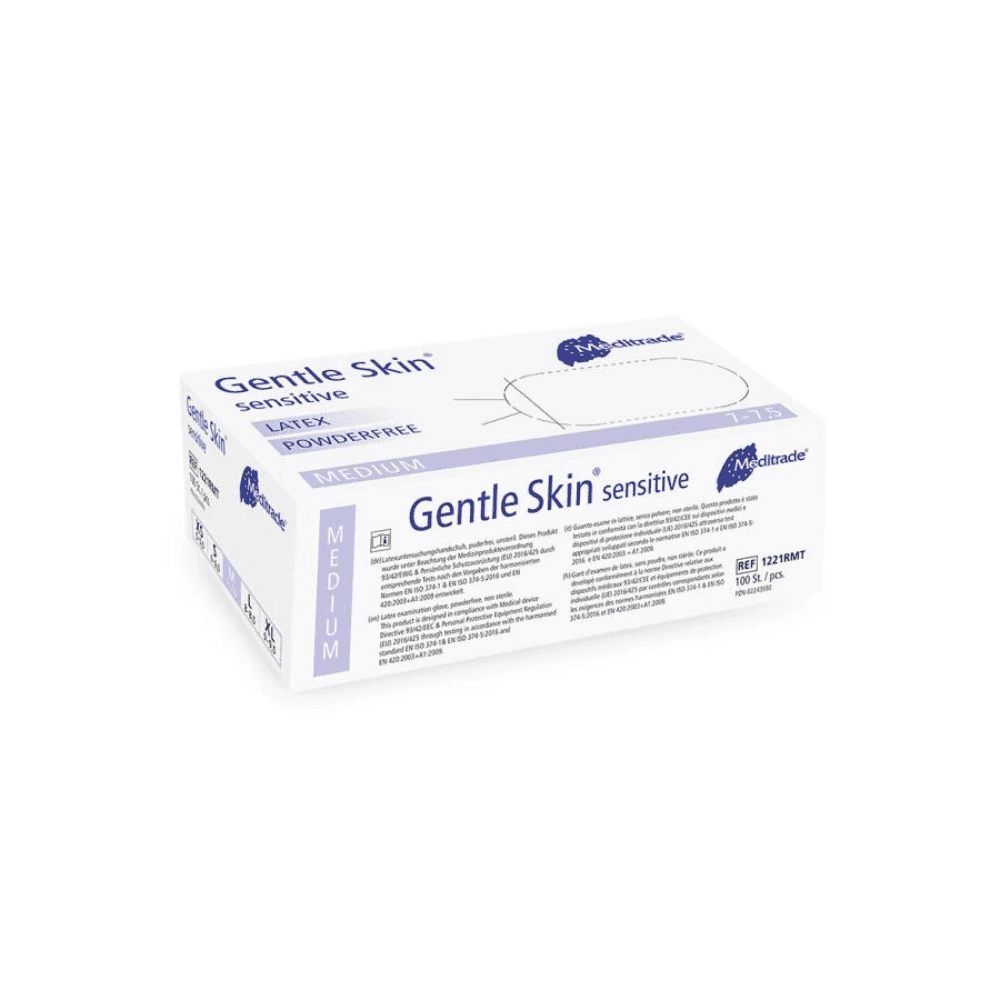 meditrade handschuhe gentle skin sensitive Meditrade Gentle Skin® sensitive Latex Einmalhandschuhe