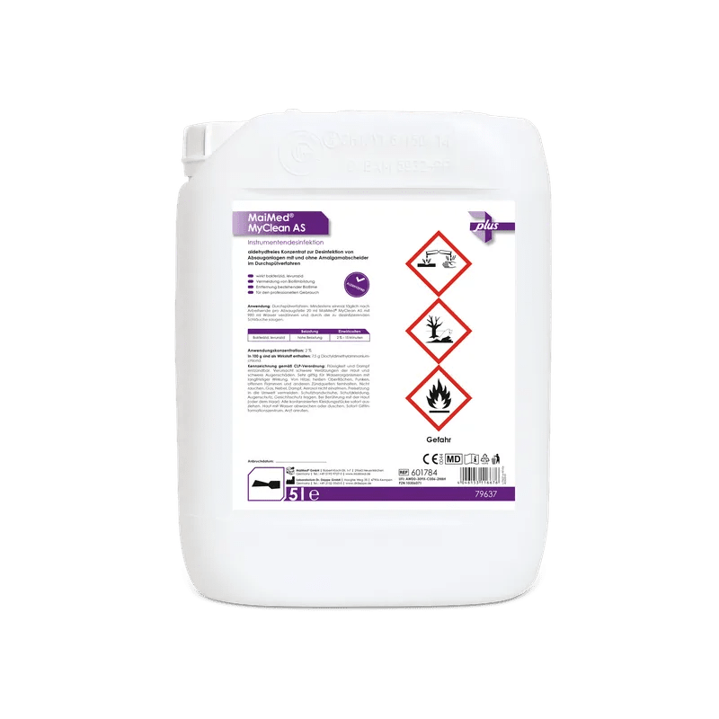 MaiMed MyClean AS, suction system disinfection & cleaning 5l/can, 1 piece | Canister (5 l)
