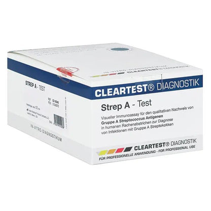 Cleartest Strep A-Test Kassettenform Pack: 5 Testkassetten | Packung (5 Tests)