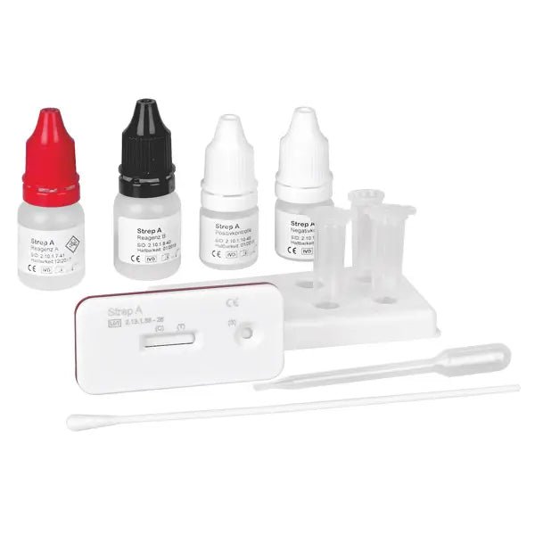 Cleartest Strep A-Test Kassettenform Pack: 20 Testkassetten | Packung (20 Tests)
