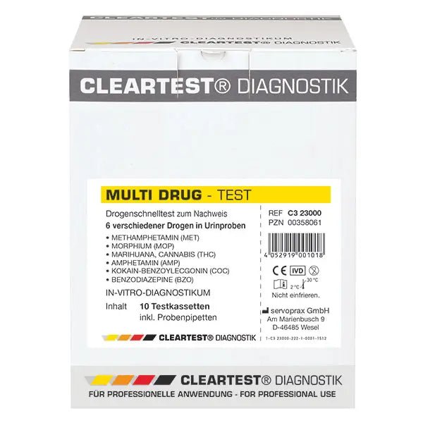 Cleartest Multi-Drug Methadon