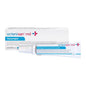 The image shows a Schülke Octenisan® md nasal gel tube (6 ml) from Schülke & Mayr GmbH, complete with packaging. Both tubes feature blue-and-red text, German descriptions, and a medical cross symbol indicating that the product is intended for use in disinfecting the nasal vestibule. The tube has a white cap.