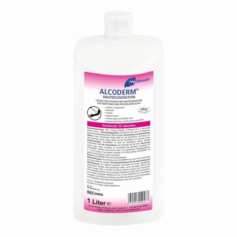Alcoderm® Hautdesinfektion, 1 L | Flasche (1 Stück)