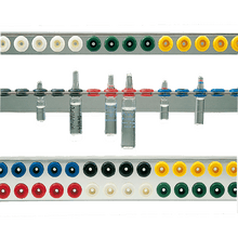 Varioflex-Ampullenschiene Alu. einreihig für 48 Ampullen