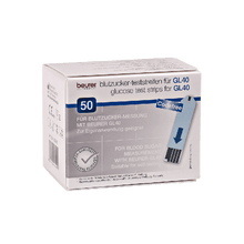 Test strips for Beurer GL 40 mg/dL, pack of 50