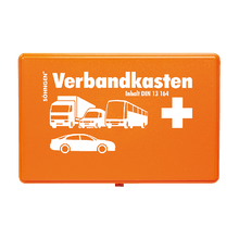 KFZ-Verbandkasten leer Kunststoff orange