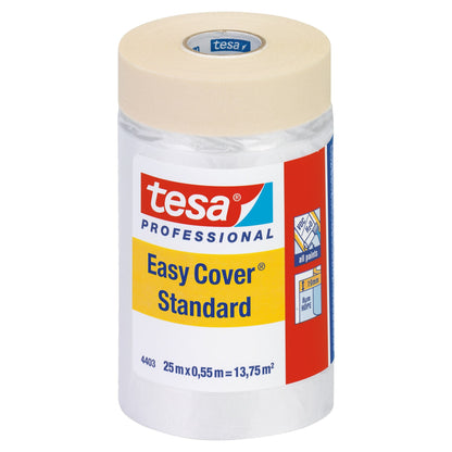 tesa Professional 4403 Easy Cover Standard Film, chamois, 25 m x 550 mm