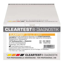 Cleartest Strep-B (GBS) Streptococcus B test, pack: 10 tests | Pack (10 tests)