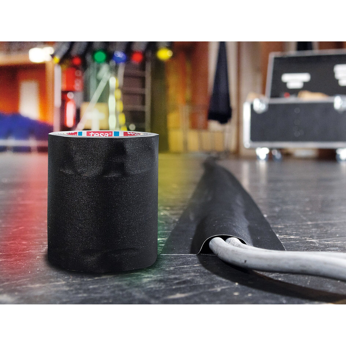 Tesaband 4611, 25 m x 150 mm, matte black – Applications