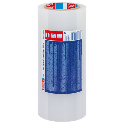 tesa 4848 PV1 Surface Protection Film, Red-Transparent, 100 m x 250 mm