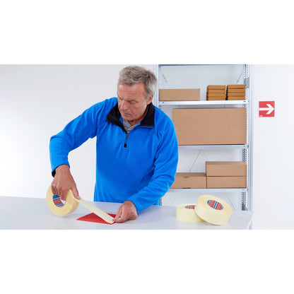 tesafix 4939 Installation Tape, 25 m x 50 mm, white-translucent – Application