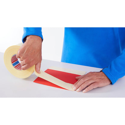 tesafix 4939 Installation Tape, 25 m x 50 mm, white-translucent – Application