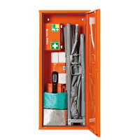 ANBAUSAFE First Aid Stretcher, Orange, Filled