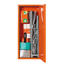 ANBAUSAFE Erste-Hilfe-Trage gefüllt orange