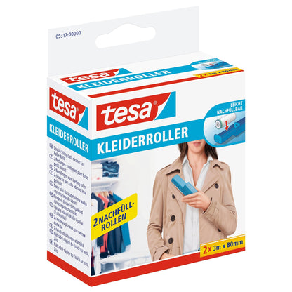 tesa Lint Remover Clothing Refill, 2× Refill