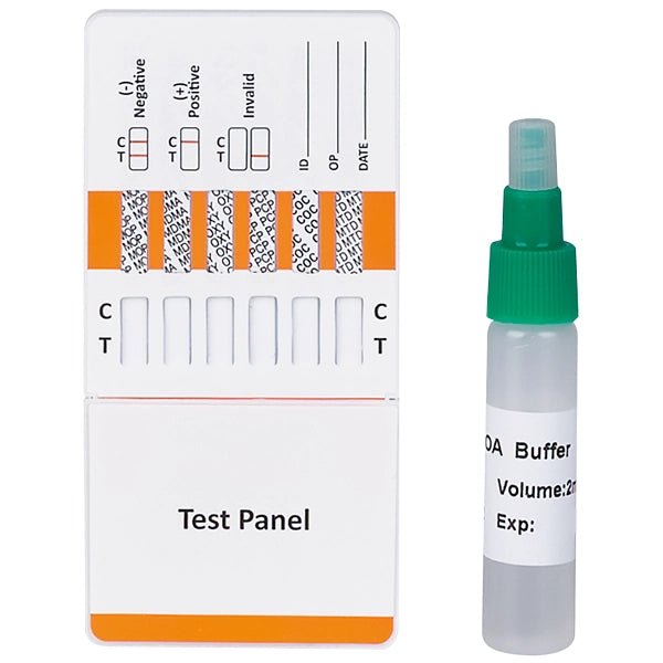 Cleartest Multi Drug Wischtest 12-fach Drogenkombination, Testplatte