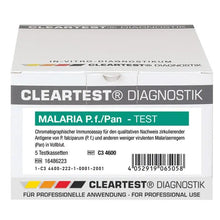 Cleartest Malaria P.f./Pan Pack: 5 Testkassetten | Packung (5 Tests)
