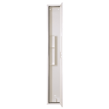 Stehschrank Erste-Hilfe-Trage weiß leer