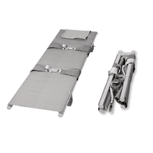 Krankentrage K  2 x klappbar monofiles Gewebe 4 Rollenfüße