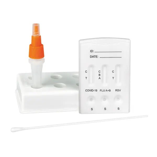 Cleartest SARS-CoV-2/Influenza A+B/RSV Pack: 10 Teste, mit Zubehör aus Nasopharyngealabstrich | Packung (10 Tests)