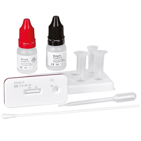 *Cleartest Strep-A Eco Pack: 20 Testkassetten, inkl. Zubehör (ohne Kontrolllösung | Packung (20 Tests)