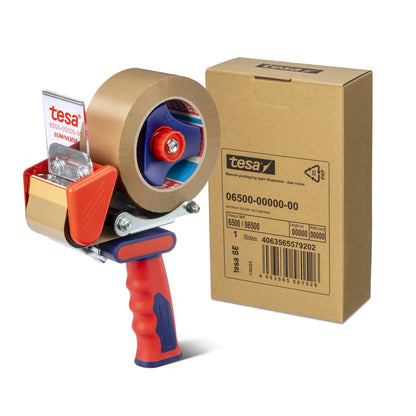 tesa 6500 Packaging Tape Hand Dispenser (Low-Noise) for 50 mm Wide Rolls – Application
