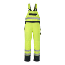MASCOT® Wels Überziehlatzhose, hi-vis gelb/marine