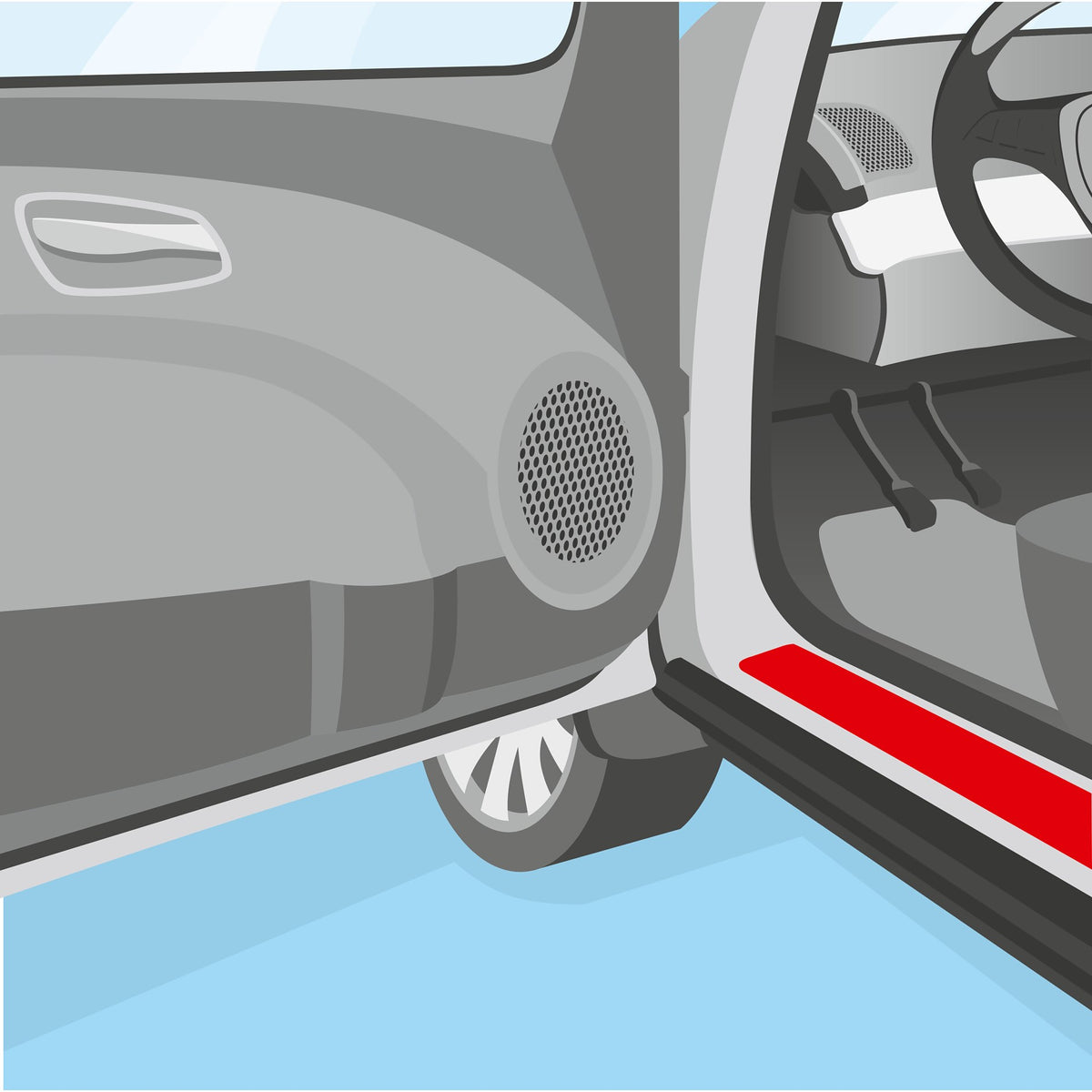 tesafilm 7133, blau – Anwendung
