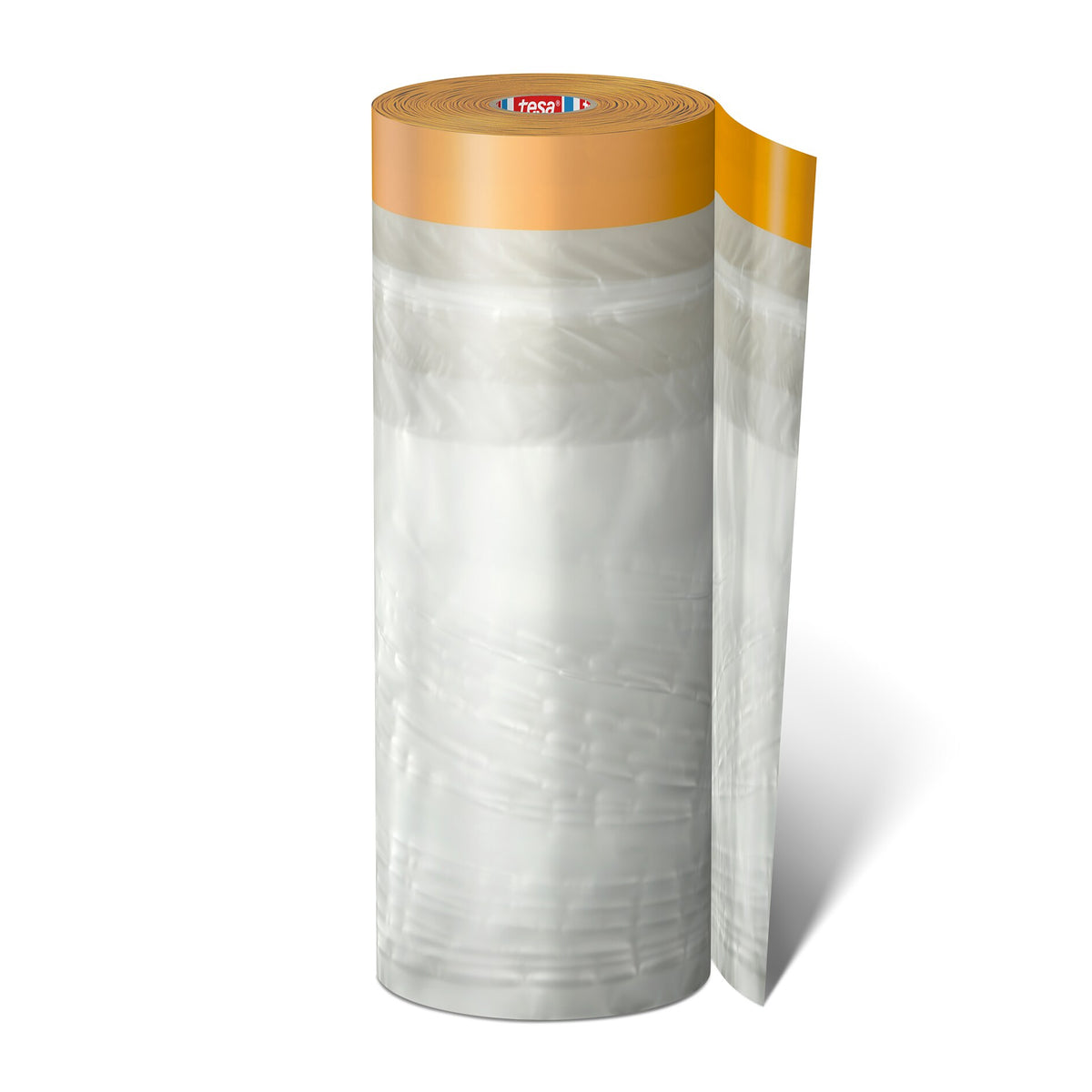 tesa 7140 Roll Masker HDPE Film, 66 m x 19 mm, gold