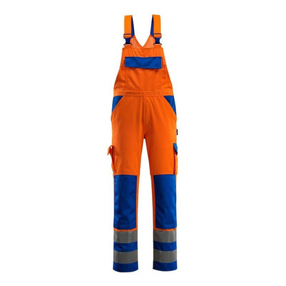 MASCOT® Barras Latzhose, hi-vis orange/kornblau