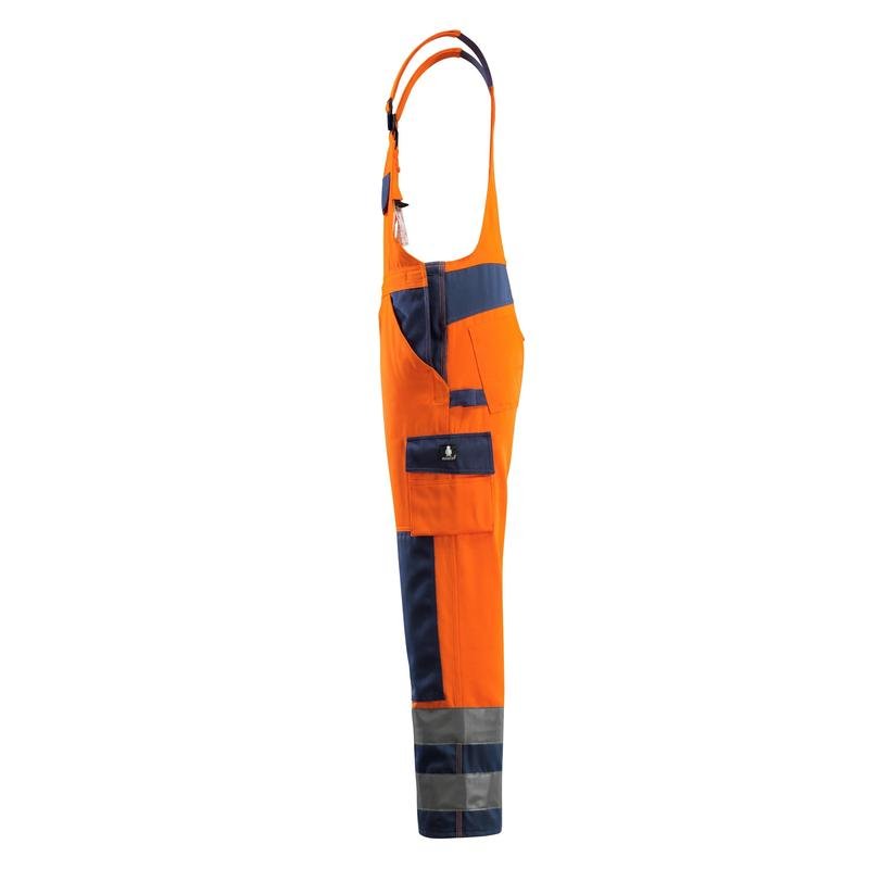 MASCOT® Barras Latzhose, hi-vis orange/marine