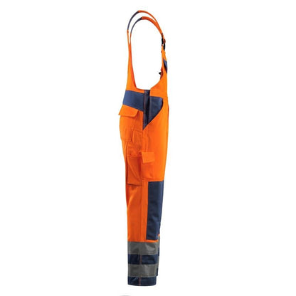 MASCOT® Barras Latzhose, hi-vis orange/marine