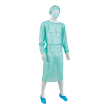 Einweg-Set Schutzbekleidung klein mit Kittel