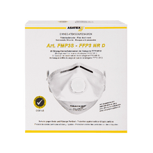 FFP 3 Respirator Mask with Valve, Pack of 20