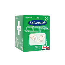 Salvequick-Wundreinigungstücher Box à 20 Stück Karton à 20 Stück