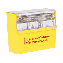 Pflasterspender gelb aluderm®-aluplast gefüllt