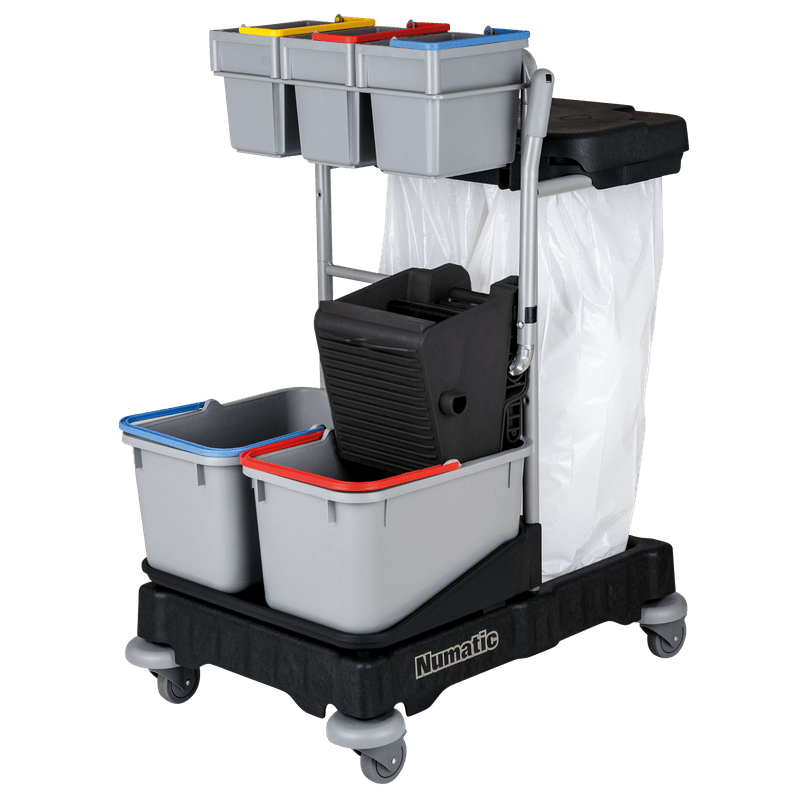 Numatic Reinigungswagen ProCar 4G Black | Packung (1 Stück)