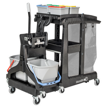Numatic cleaning trolley EcoMatic EM 3B incl. MidMop and 4 x 5 liter bucket | Pack (1 piece)