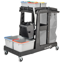 Numatic cleaning trolley EcoMatic EM3 A incl. universal press set SRK16 and 4 x 5 liter buckets | Pack (1 piece)