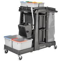 Numatic cleaning trolley EcoMatic EM5 A including universal press set SRK16 and 4 x 5 liter buckets Pack (1 piece)
