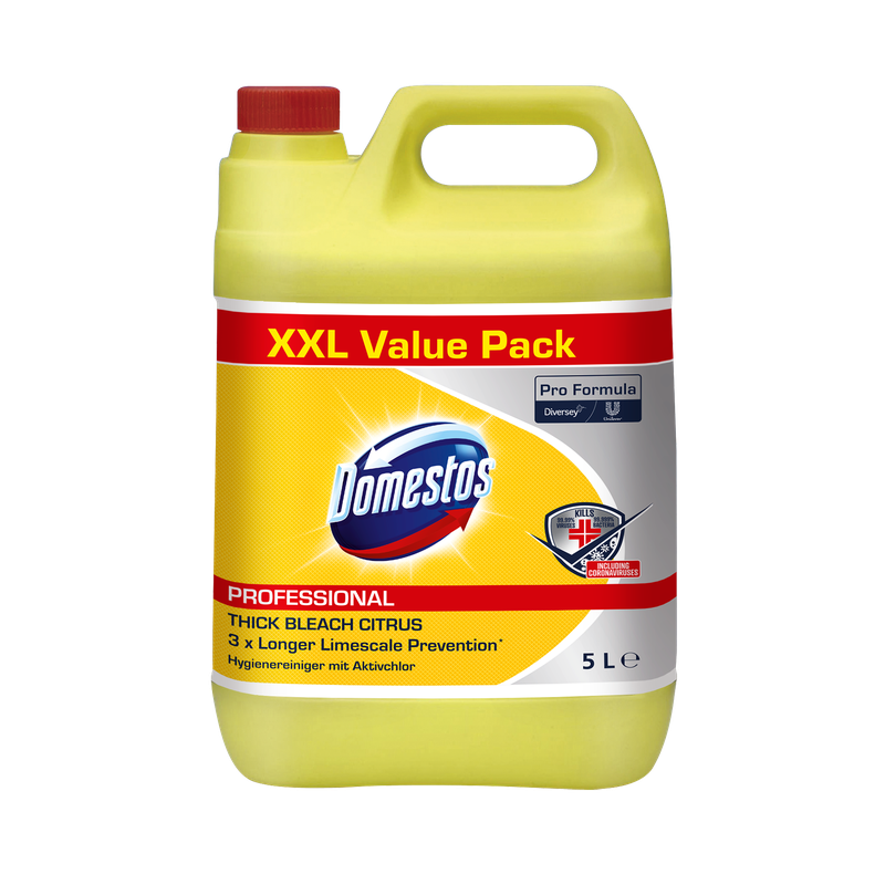 Domestos Pro Formula Citrus Fresh, Hygienereiniger mit Zitrusfrische