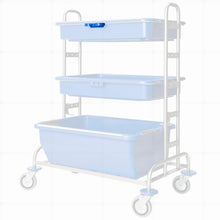 VERMOP Stielhalter. f. Schale Xl,blau, 11 x 5 x 1 cm