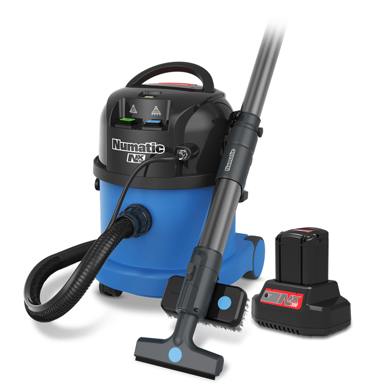 Numatic Batterie-Sprühextraktionsgerät CTB370NX/1 X-Tract, blau, Zubehörset CTX170 | Packung (1 Stück)