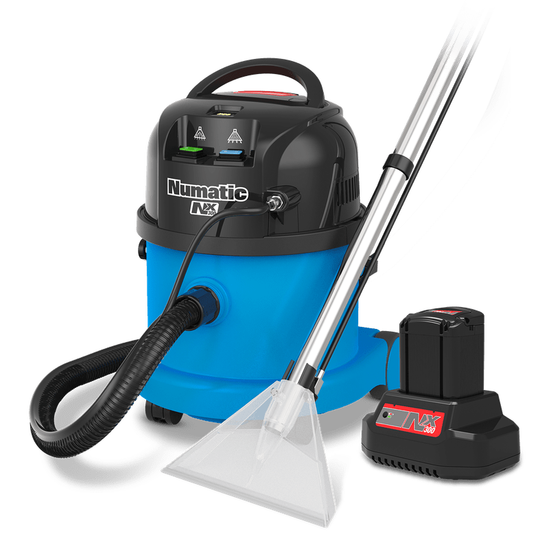Numatic Batterie-Sprühextraktionsgerät CTB370NX/1 Carpet, blau, Zubehörset A40B(B) | Packung (1 Stück)