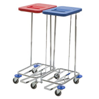 Wäschesammler zweifach. mit Pedal | 1 Stück